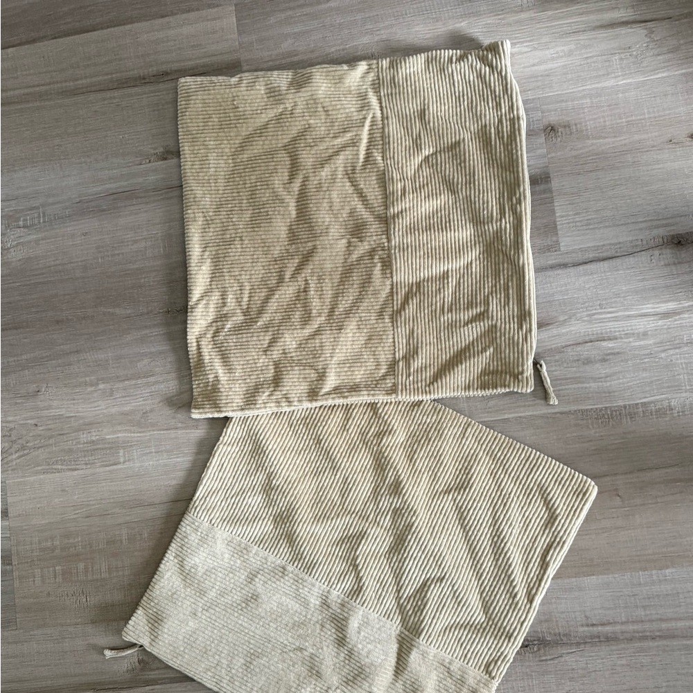Corduroy 20 x 20 pillow cases for decorative pillows